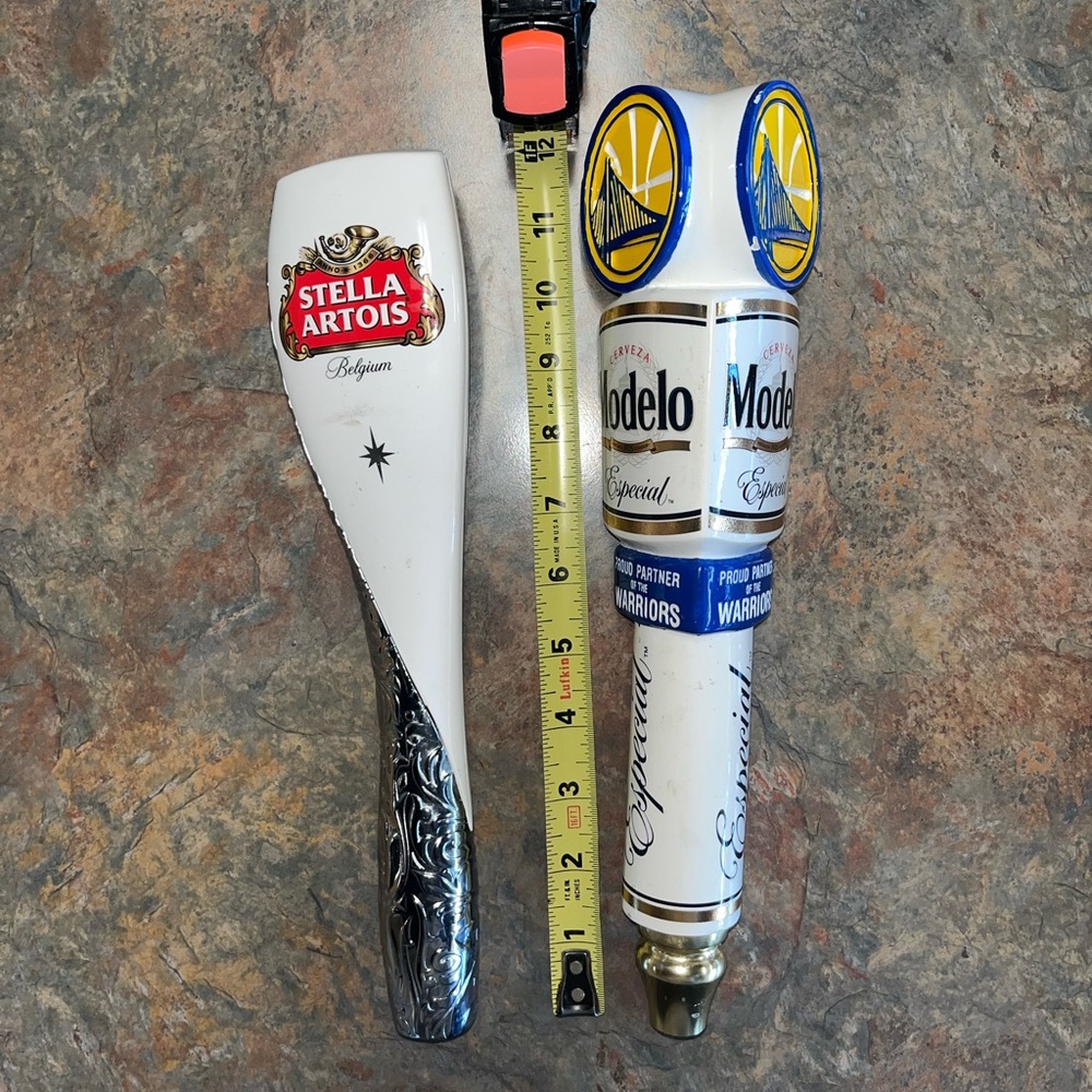 Set of beer handles